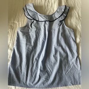 J. Crew ruffle tank